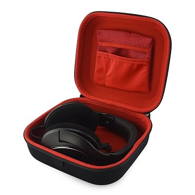 Buy Linkidea Headphone Carrying Case for Sennheiser HD598 CS, HD650, HD600,  HD558, HD280, Skullcandy Hesh2, Crusher, AKG K553pro, K514, K512 Headsets  Full Size Hard Shell Travel Bag Black-Red Online in Angola. B07BK2WVLW