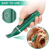 oneisall Dog Paw Trimmer Quiet Dog Clippers Two Blade Two Speed USB Rechargeable view 2