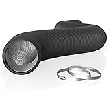 AC Infinity Flexible 4-Inch Aluminum Ducting, Heavy-Duty Four-Layer Protection, 25-Feet Long for Heating Cooling Ventilation 