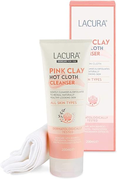 pink clay hot cloth cleanser