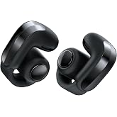 Bose Ultra Open Earbuds (2nd Gen) - Open-Ear, Clip-On, Wireless Earbuds, Bluetooth, Immersive Audio, Wireless Charging, Up to 28 Hrs of Audio, Ideal for Traveling, School, and Office, Black