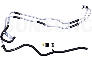 Sunsong 3403707 Power Steering Return Line Hose Assembly