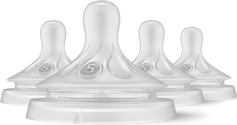 Philips Avent Natural Response Nipple Flow 5 4pk SCY965/04 6M+