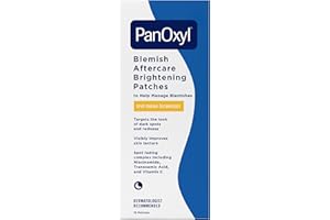 PanOxyl Blemish Brightening Patches: Dermatologist-Recommended, Help Fade Post-Acne Dark Spots and Reduce Redness, Large Clear Patches Cover a Bigger Area, Vegan & Latex-Free, 16ct