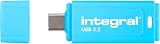 Integral Neon-C 128GB USB 3.2 Flash Drive Type-C Read 150MB/s