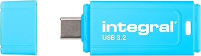 Integral Neon-C 128GB USB 3.2 Flash Drive Type-C Read 150MB/s