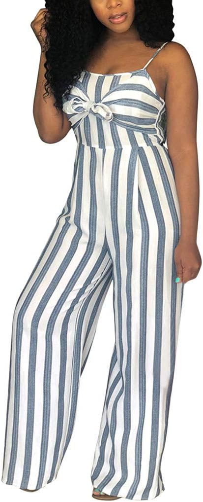 striped pants romper
