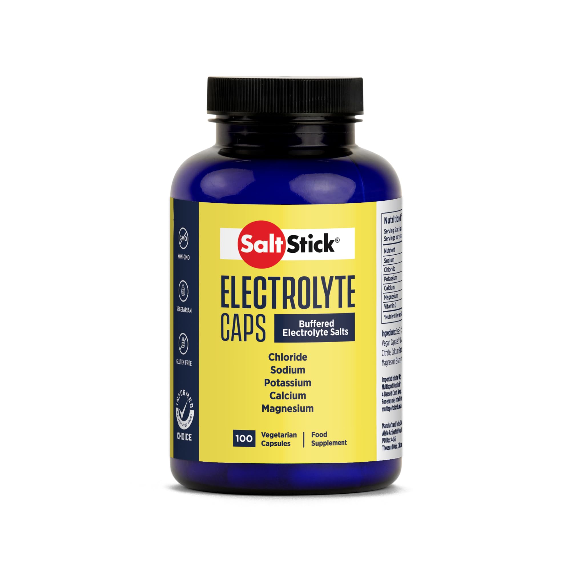 SaltStick Electrolyte Capsules | Salt Pills with Electrolytes for Running, Endurance Sports Nutrition, Running Supplements | 100 Count Electrolyte Pills