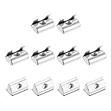 uxcell 10Pcs M5 T Nuts Roll in Spring, T Nut with