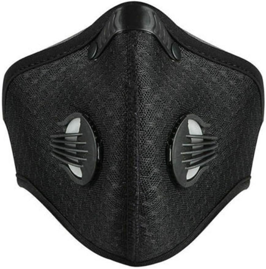 Chaukin Flu Mask Breathable Face Mouth Protection From Dust&Germs Medical Protect Mask Man Women Outdoor Half Face Mask Windproof for Bicycle Skiing (Black)