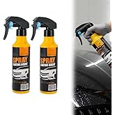 Hydrophobic Ceramic Coating, 300ml Car Coating Spray, Easy-to-Spray Auto Paint Protection, for Cars RVs Motorcycles Universal Vehicle Use (2 pcs)