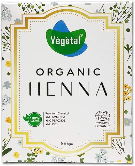 Buy Vegetal Organic Henna Powder For Hair 100g. Online at Low Prices in