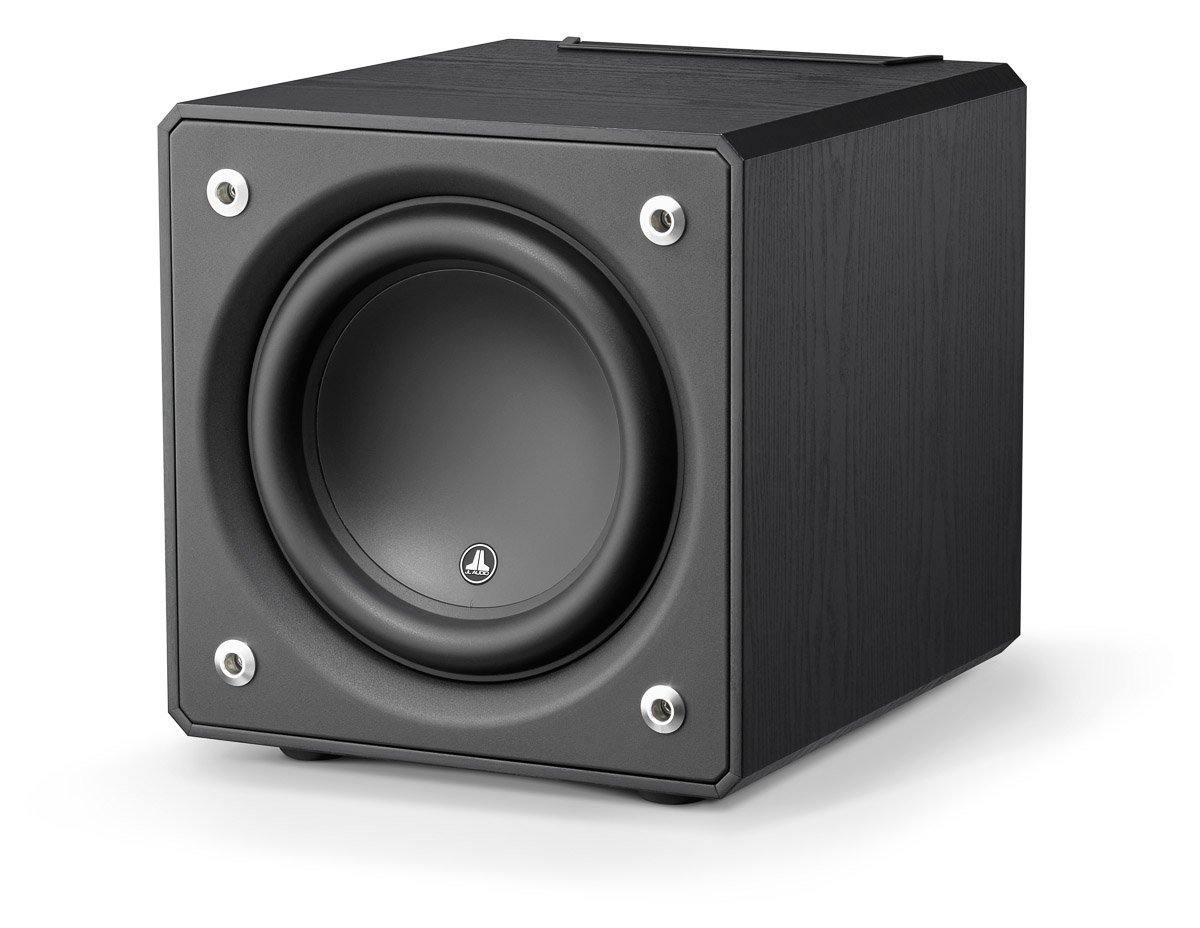 JL Audio E110 10" Powered Subwoofer (Black Ash)