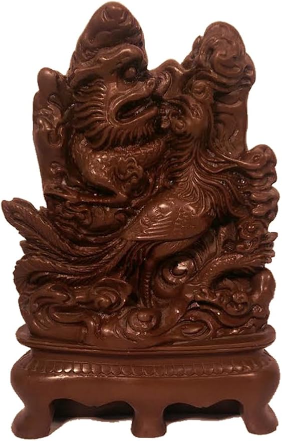 Soapstone Dragon and Phoenix Carving Everything Else