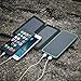 Solar Power Bank, X-DRAGON 10000mAh Solar Charger with 3 Solar Panels,Dual USB, Bright LED Portable Rugged Shockproof Dual USB Solar Battery Charger for iPhone, Cell phone and More-Green