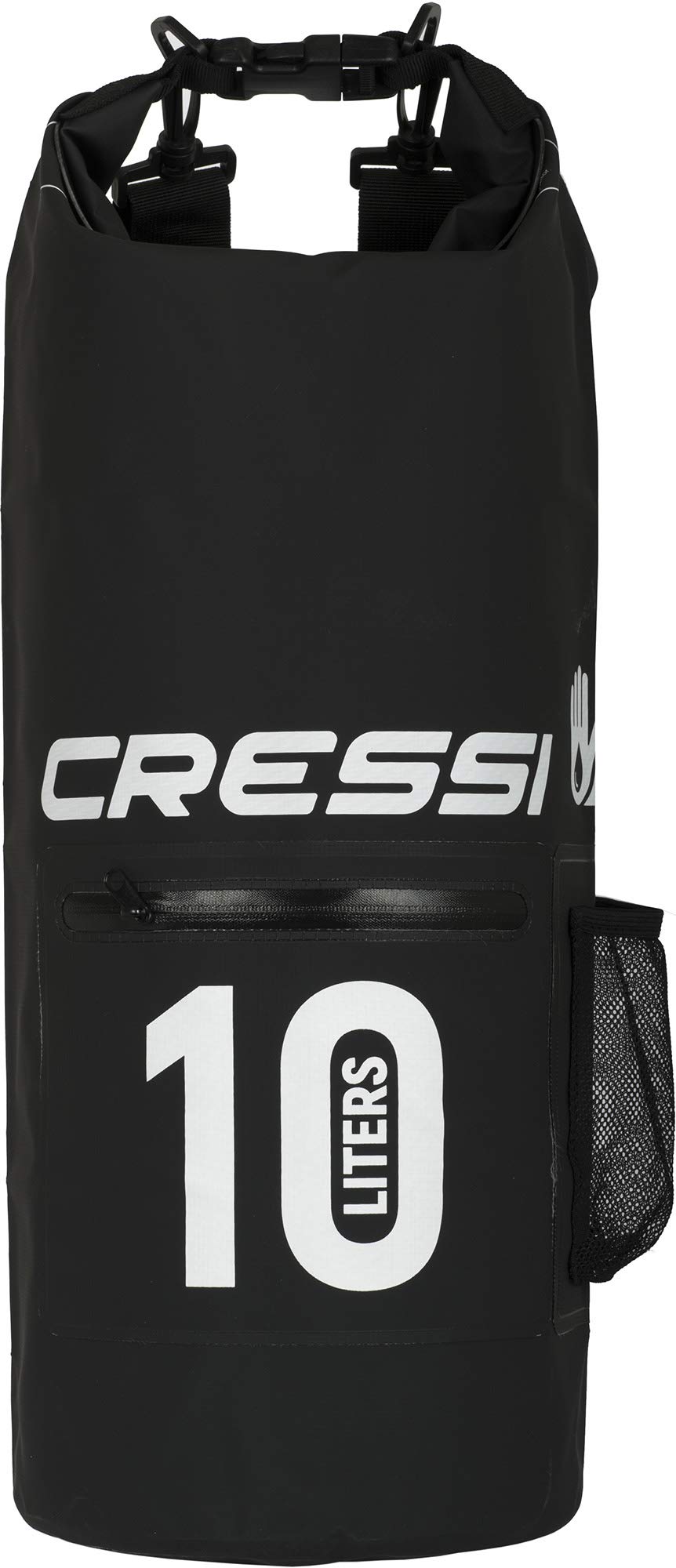 Cressi Unisex Adult Waterproof Dry Premium Bag - Black, 10 Litre