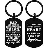 Richesele Memorial Keychain Gift - Sympathy Gift for Women Men - In Memory of Loved One Remembrance Keepsake