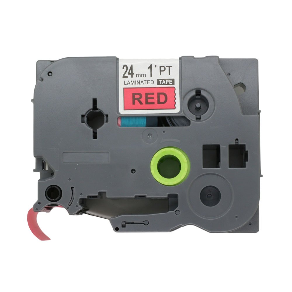 BROVACS 1 Pack Black on Red Label Tape Compatible for Brother P-Touch TZ 451 TZe 451 24mm 1" OPA1145