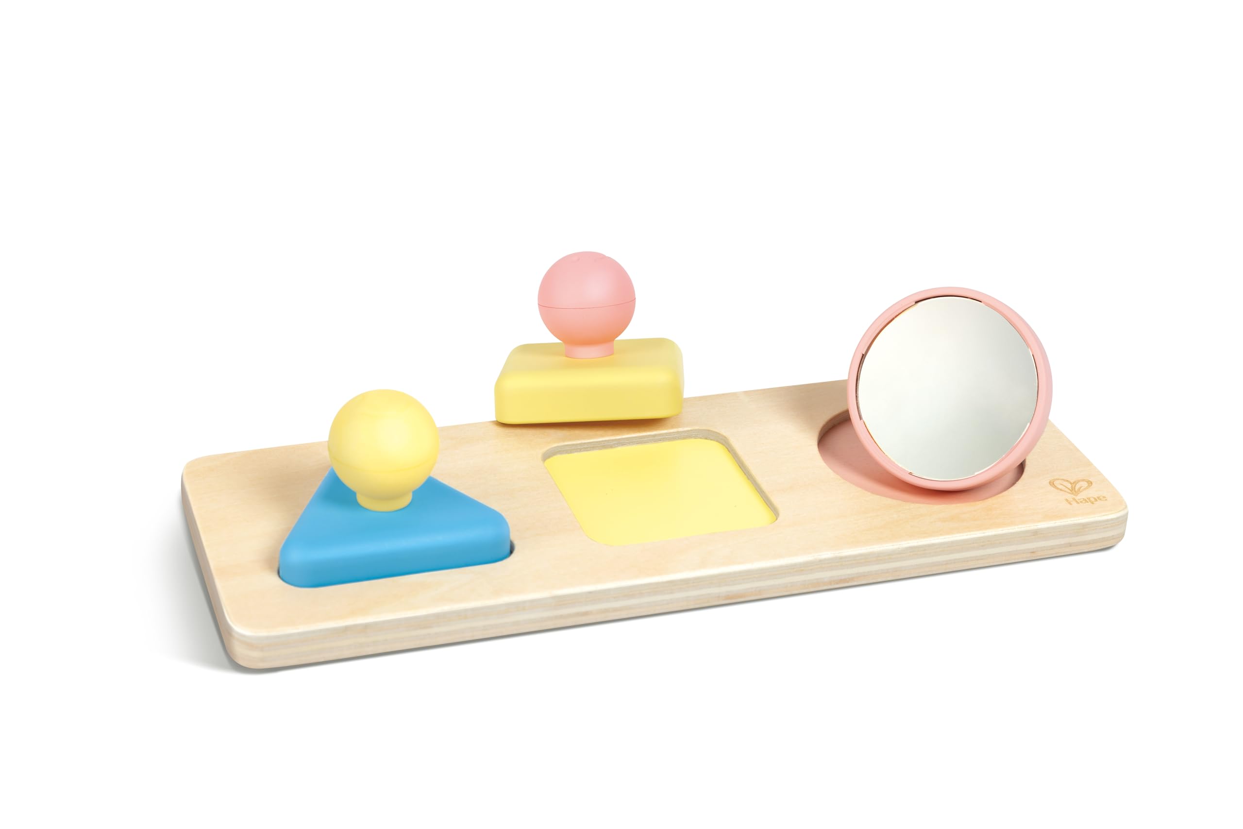 Hape Mirror Puzzle, Soft & Easy-to-Grip, Made from Rice, Suitable for 10M+