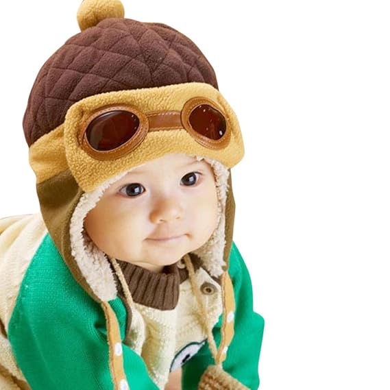 squarex Baby Mütze, Wintermütze für Jungen, warm, mit Ohrenklappen