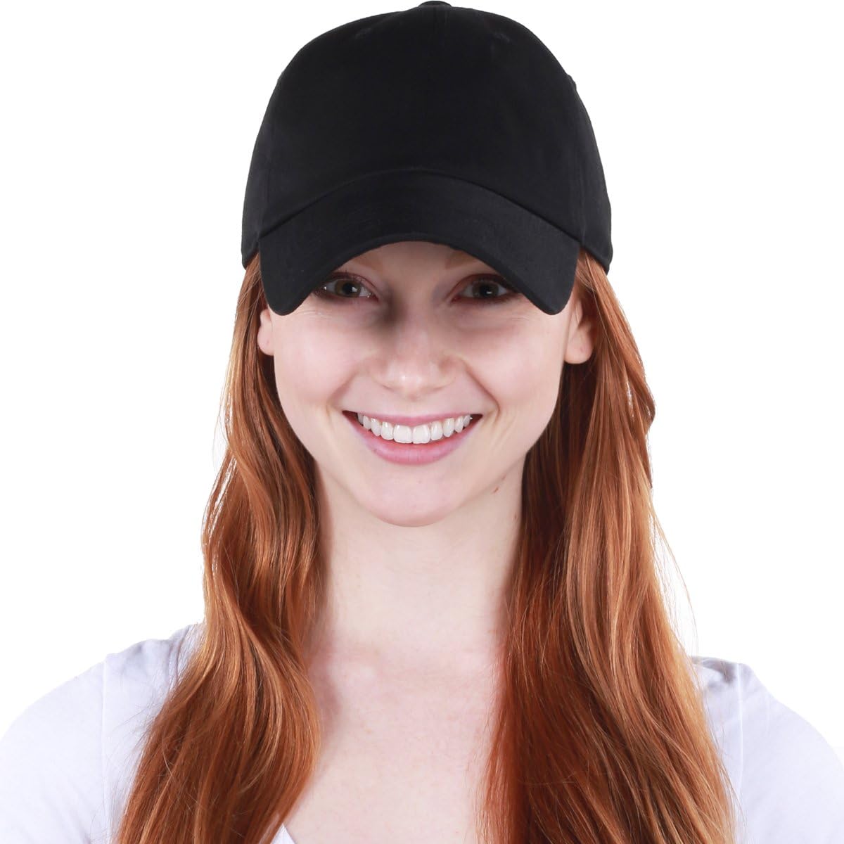 KB-Low BLK Classic Cotton Dad Hat Adjustable Plain Cap. Polo Style Low Profile (Unstructured) (Classic) Black Adjustable: Clothing