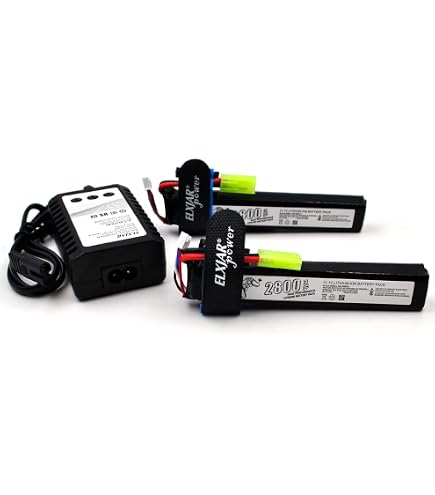 Batería LiPo 11.1V 2000mAh 30C Con Conector Tamiya – Para Airsoft M4, AK47, MP5 Y Más