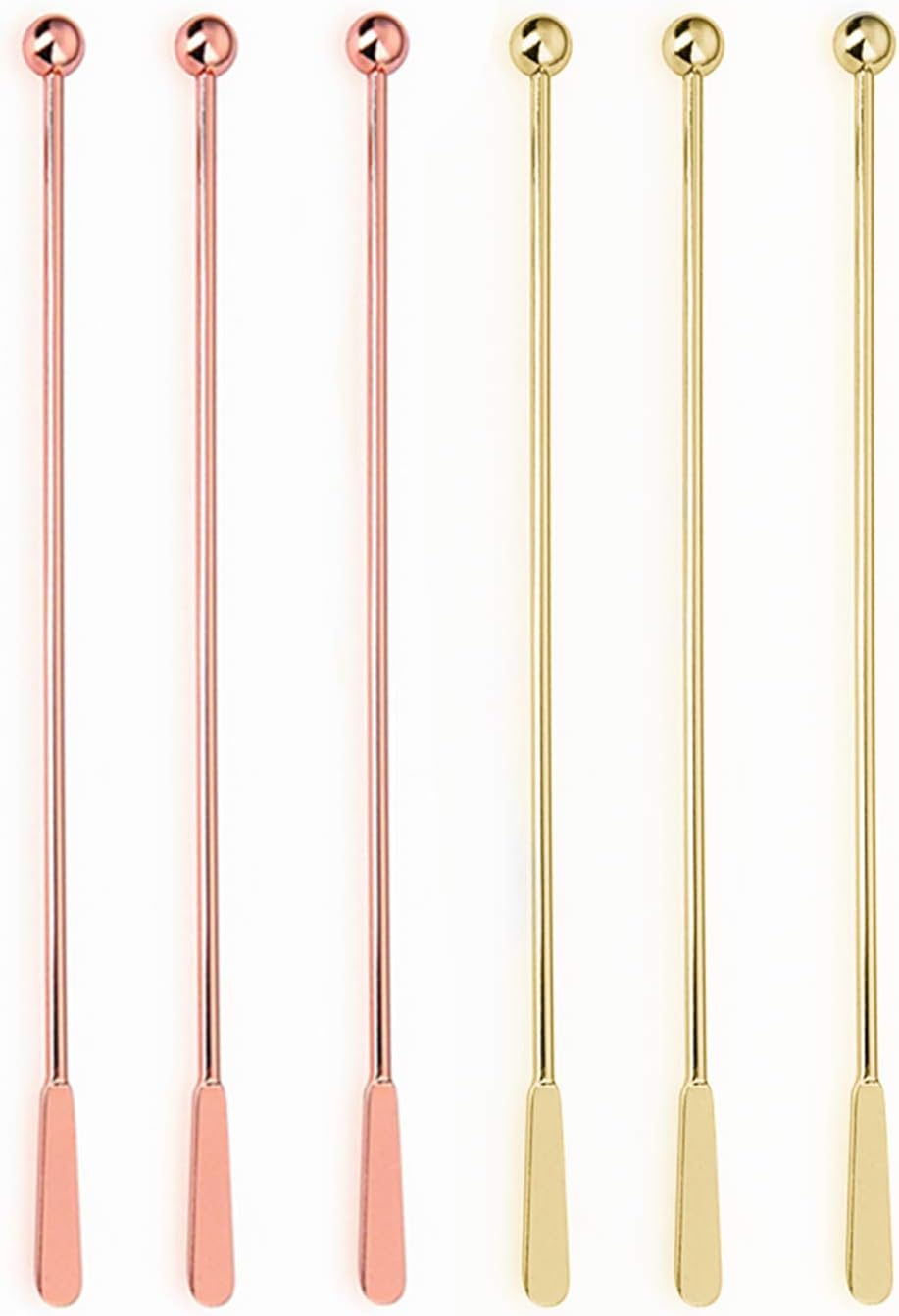 Swizzle Sticks Stainless Steel Coffee Beverage Stir Sticks Reusable