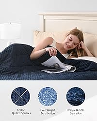 Mr. Sandman Weighted Blanket for Adults, Minky