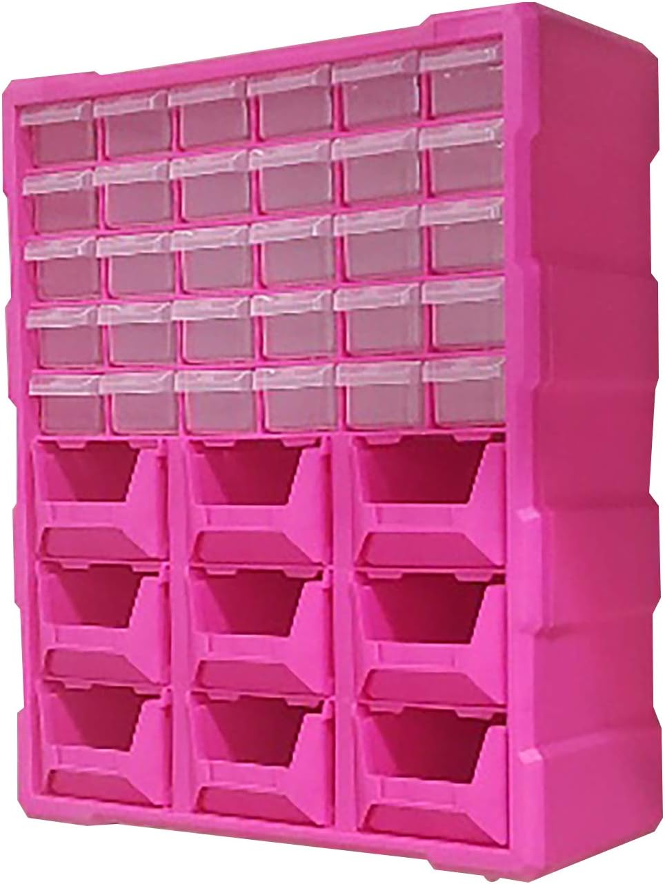 39-Drawer Small Parts Organizer, Pink: Home Improvement