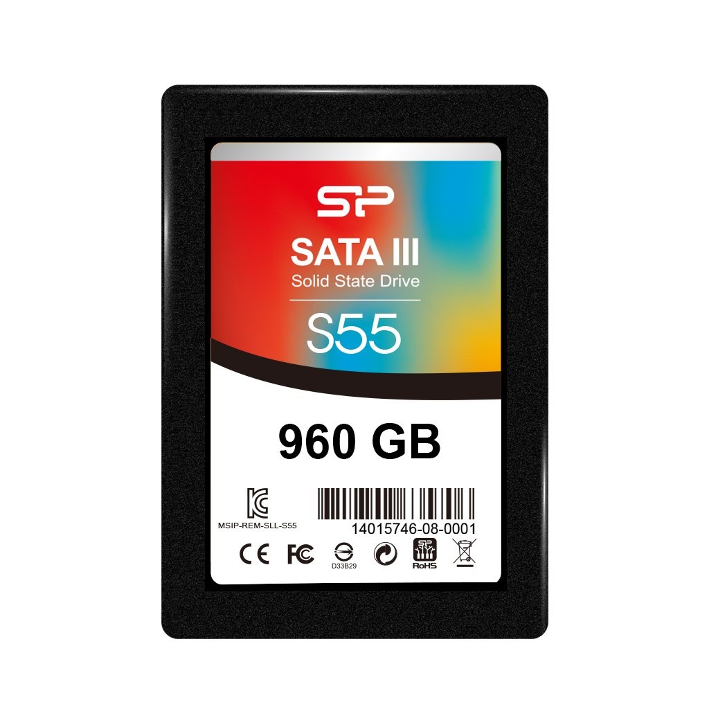 Silicon Power 960GB S55 7 mm 2.5-Inch SATA III Internal Solid State Drive