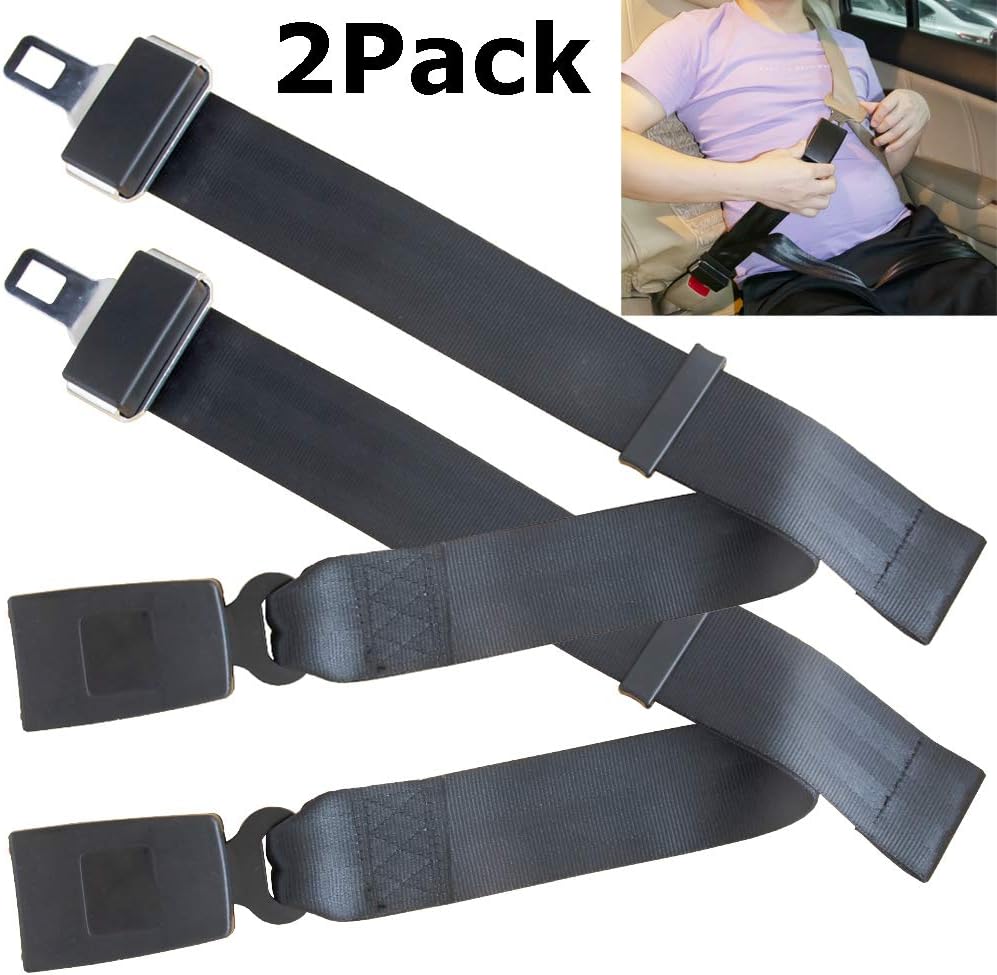 2 Pack Seat Belt Extender, Automotive Seat Belt Extender, 3.931.5Inch