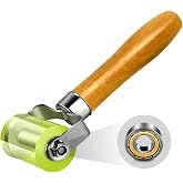 LUMITECO Bearings Equipped Automotive Car Audio Sound Deadening Application Wheel Roller, Heat Abatement Mat Wallpaper Application PU Smoothing Tool Seam Roller
