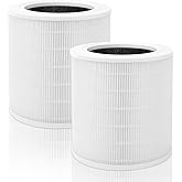 A2001 Replacement Filter Compatible with A2001 air Purifier, 3-in-1 High efficiency activated carbon Filter,2PACK,White