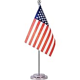 USA American Desk Table Flag, Small Mini USA American Desktop Flag,Miniature International World Country Flags,Festival Events Celebration,Office decoration