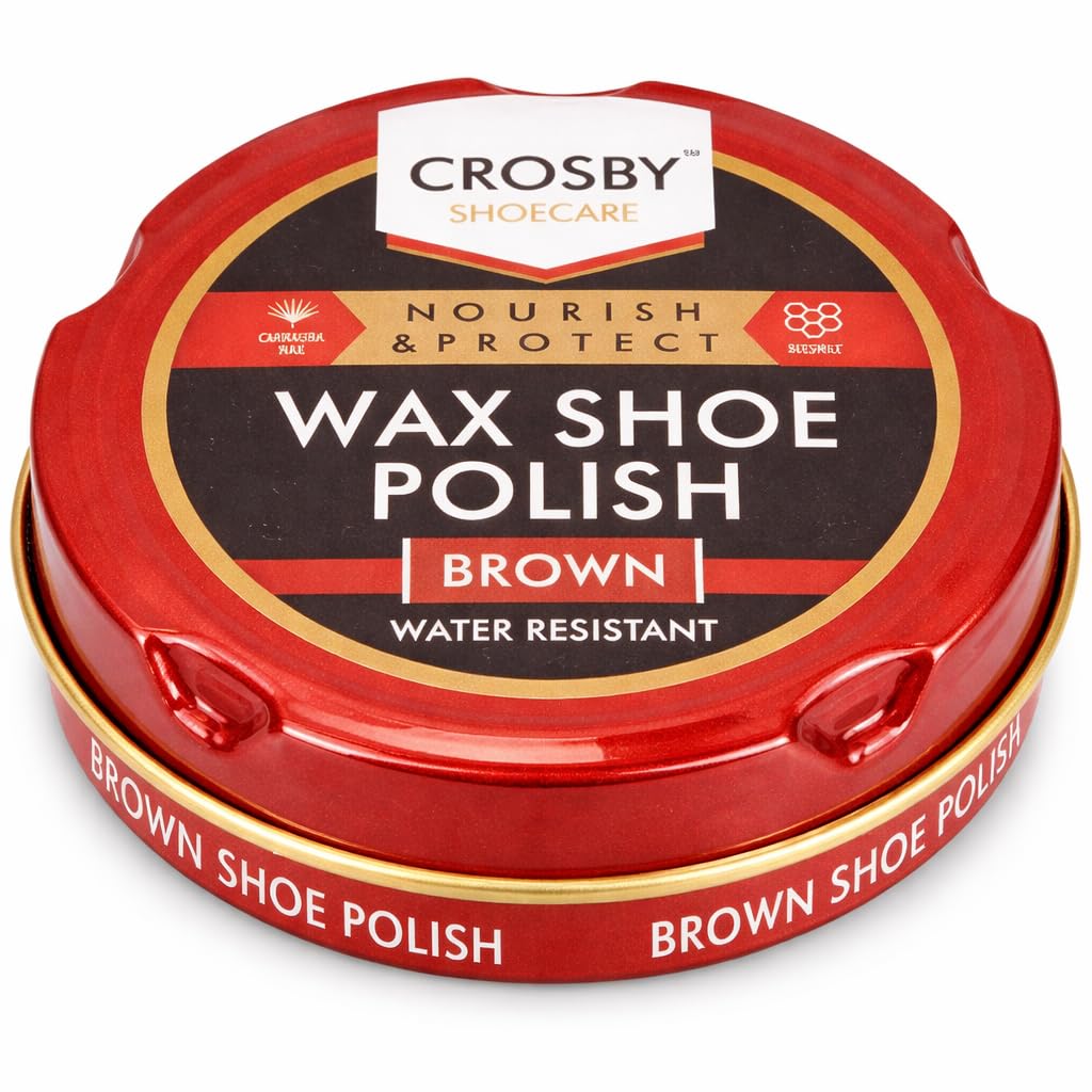 3pk Polish Wax Shoe Brown