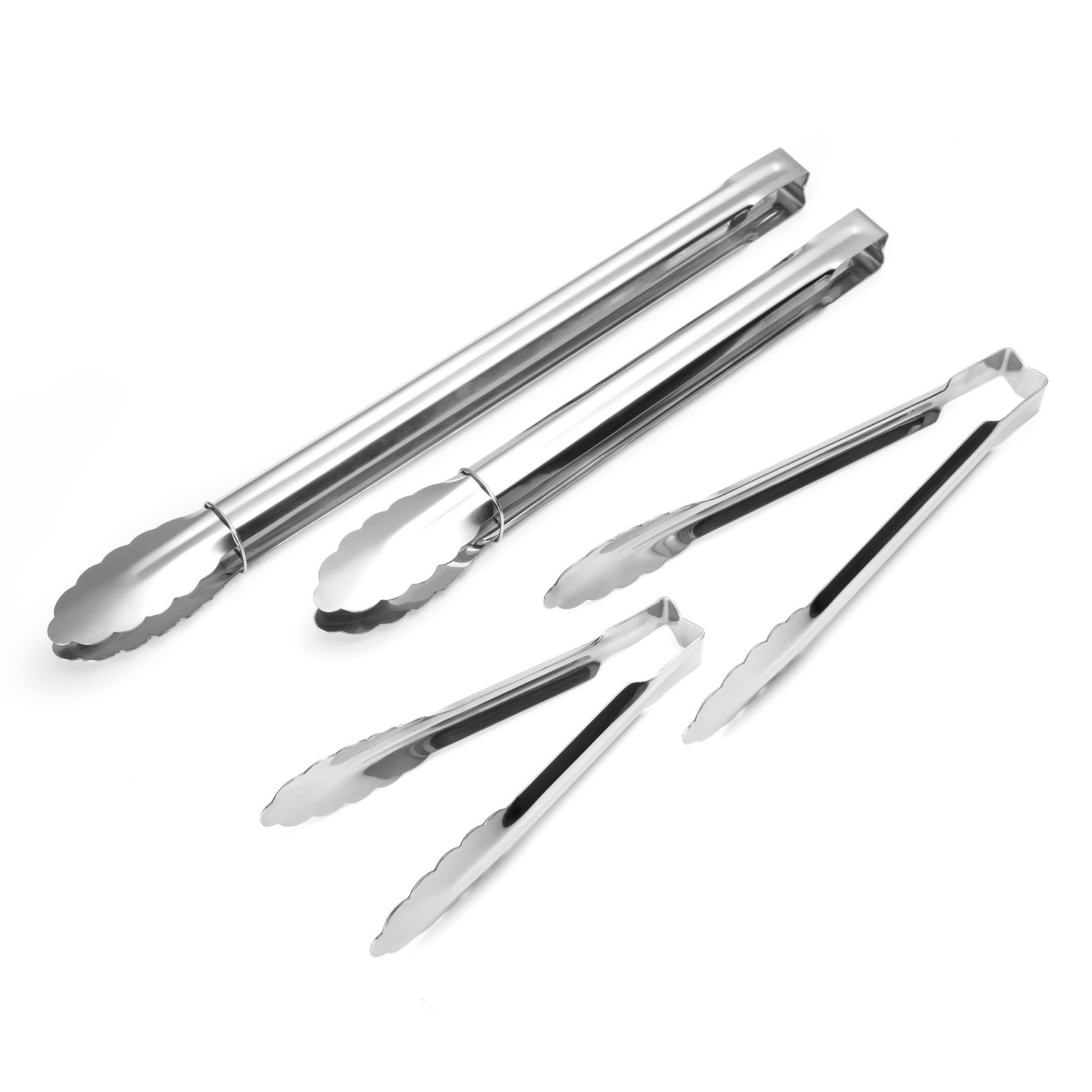 Stainless Steel Tongs, barbecue grill kitchen cooking serving food tong