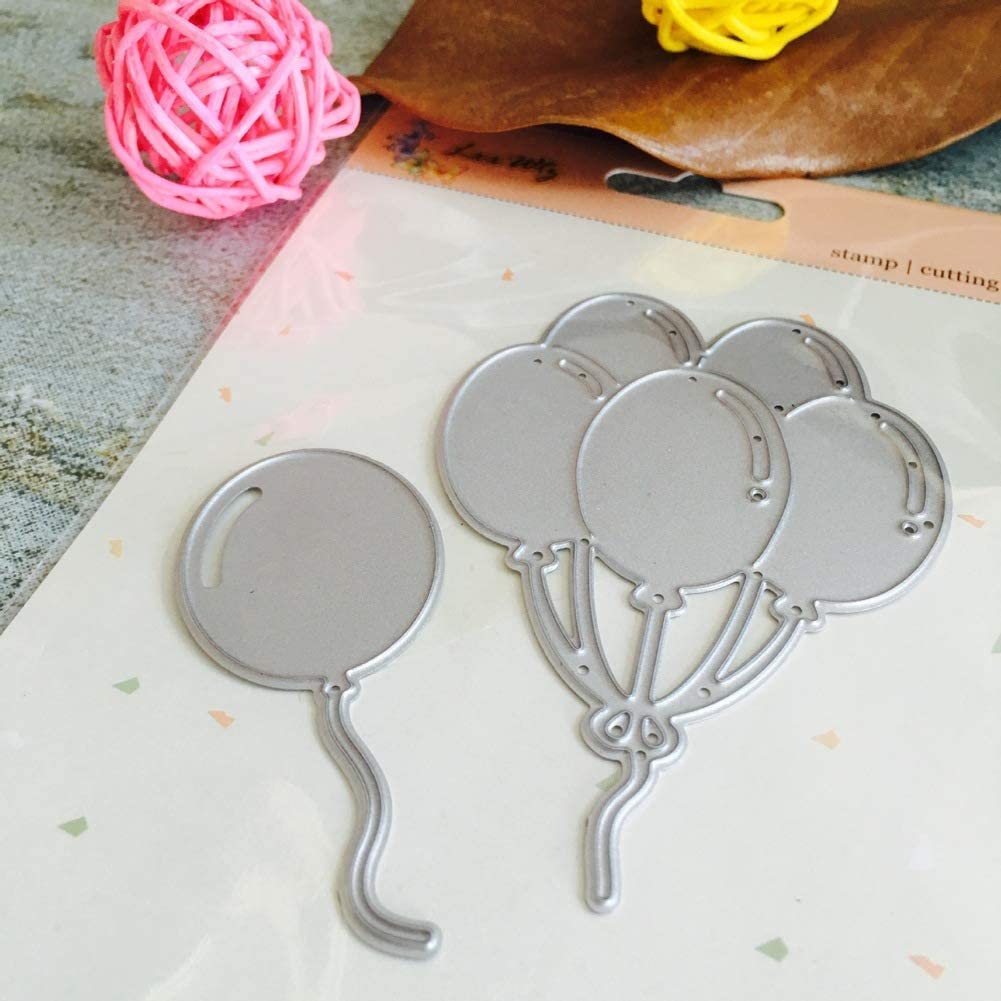 Balloons Cutting Dies for Card Making，Cutting Dies Cut Stencils for DIY Scrapbooking Photo Album Decorative Embossing Paper Dies for Card Making Templated