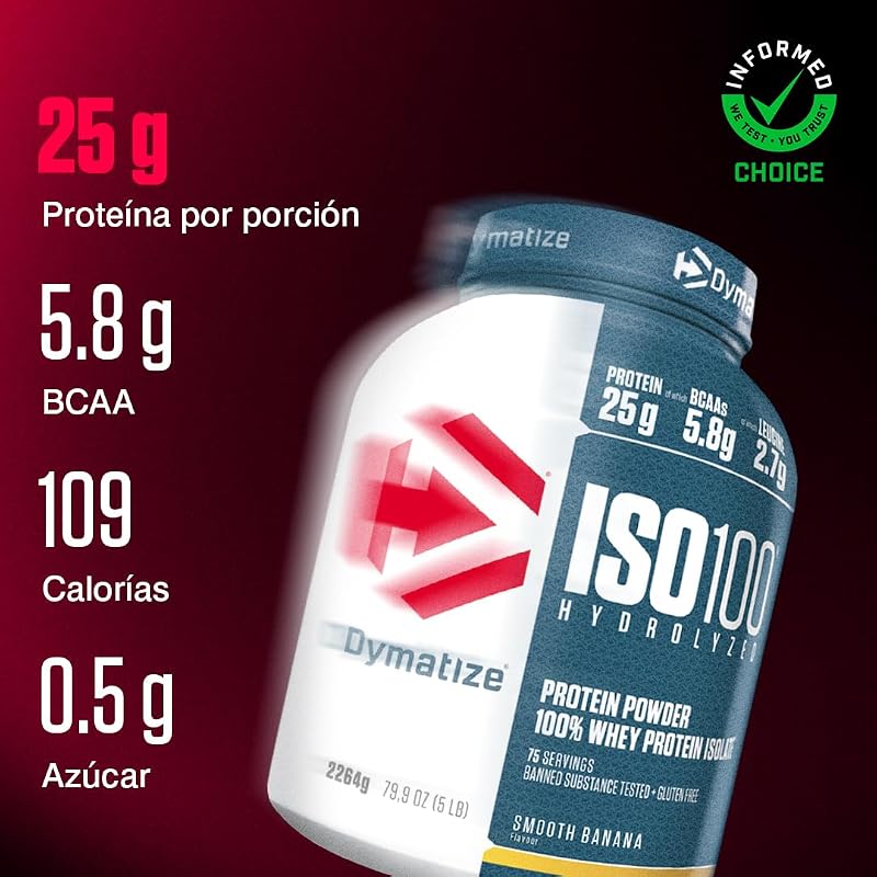 ISO 100 Hydrolyzed Smooth Banana 2264g
