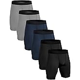 HovSiyla Compression Shorts Men Performance Sports Workout Athletic Running Underwear Shorts Spandex