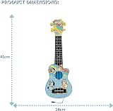 HTI Blueys My 1st Guitar Toy Ukulele 4 Nylon Strings 3+ Kids Gift view 4
