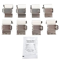 TRQ Front Brake Pads Ceramic Compatible with