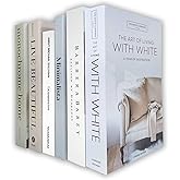 HMMSTR 6 PCS DIY Faux Books for Decoration, Designer Luxury Modern Fake Decorative Books for Shelves Living Room Decorative O