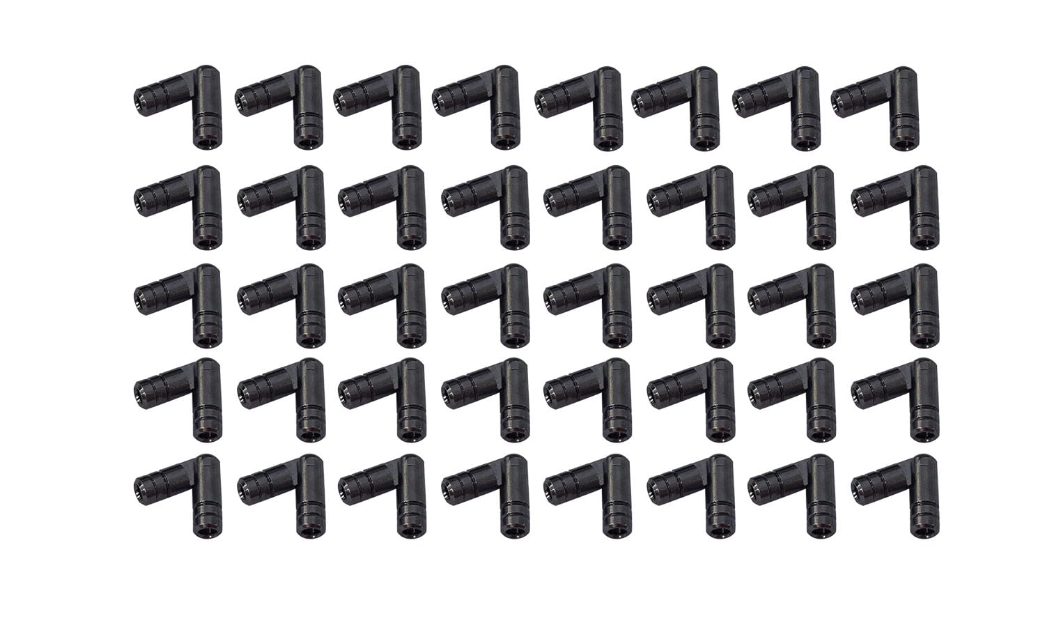 Photo 1 of QCAA Solid Brass Invisible Barrel Hinge for Jewelry Box, Pencil Box, 18mm x 5mm (0.71" x 0.197"), Black, Made in Taiwan, 20 Pairs