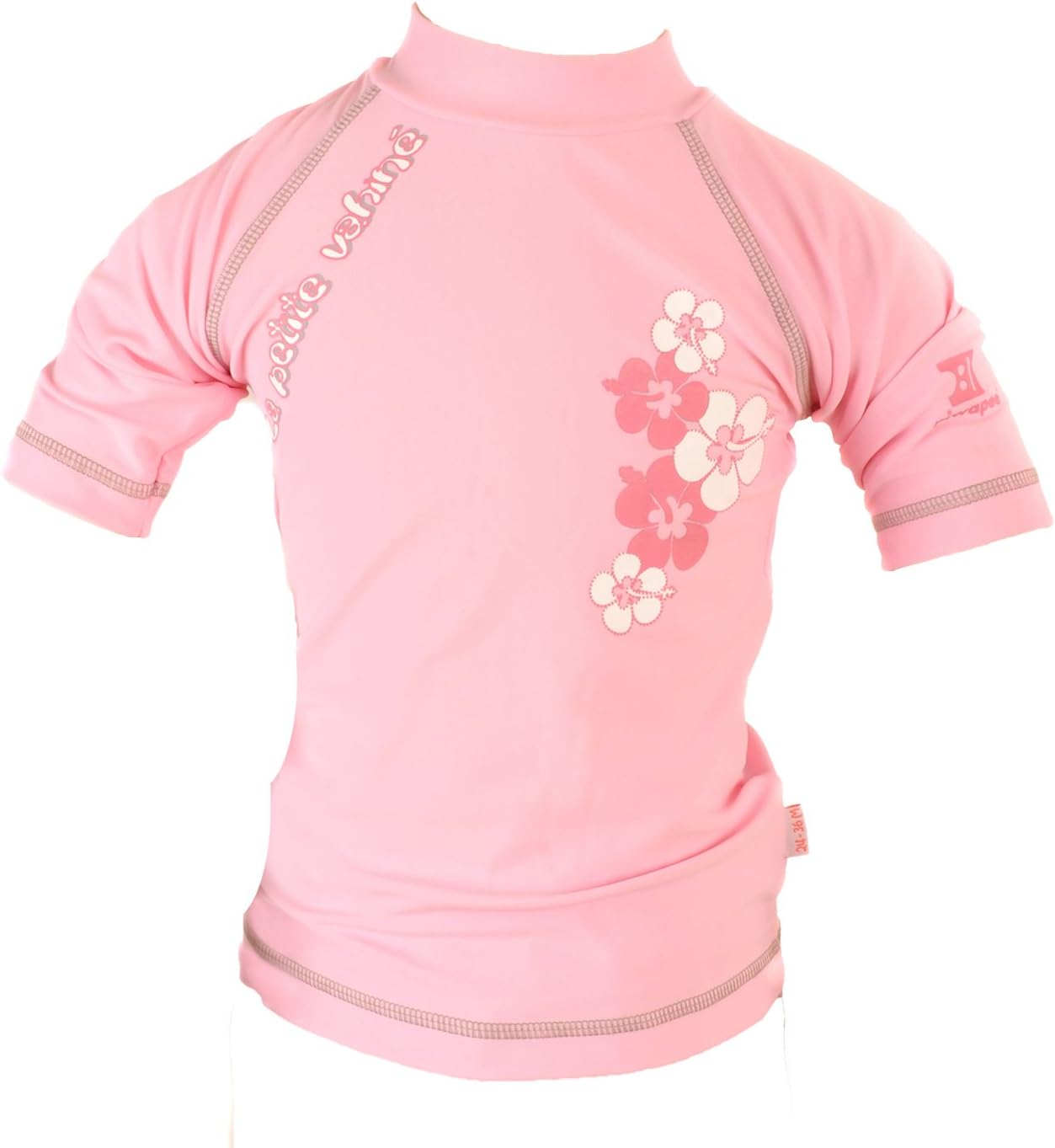PIWAPEE - Tee-shirt anti-uv la petite vahinee rose 12-24mois