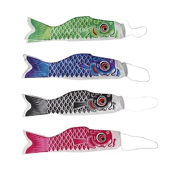 Homyl 4er Koi-Nobori Reise Wäschesack - 70 cm