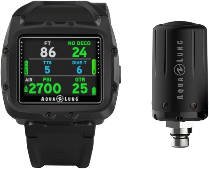 Aqua Lung i750tc Color Air Integrated Wrist Scuba Dive Computer, w/ USB