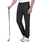 Rdruko Men's Stretch Golf Pants Quick Dry Lightweight Casual Dress Pants with Pockets
