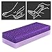 Pumice Stone Sponge Block 4 Pack by Bysiter Premium Foot File and Scrubber 2 in 1 Callus Remover for Feet Hands and Body, Perfect Pedicure Beauty Tools for Exfoliation to Remove Dead Skin (Purple)