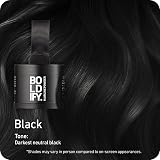 Boldify Hairline Powder - Root Touch Up Black - 24-Hour Stain-Proof view 2