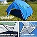 Hyke & Byke Zion Hiking & Backpacking Tent - 3 Season Ultralight, Waterproof Tent for Camping w/Rain Fly and Footprint - 2 Person - Blue